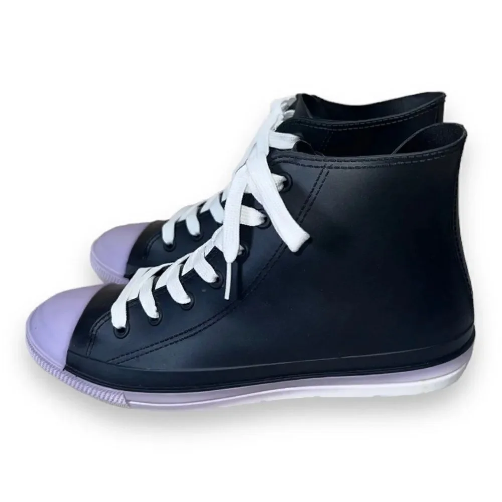 Unbranded‎ Rain Sneakers Black / Purple Women's 11.5